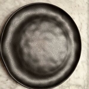 Donna Karan/Lenox Black Ceramic Plates (5)